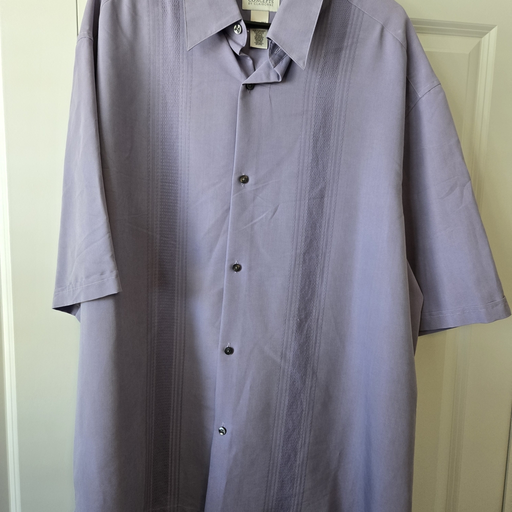 Claiborne Men's Lavender Button Down Shirt